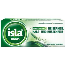 isla moos Halspastillen bei Halskratzen und Reizhusten