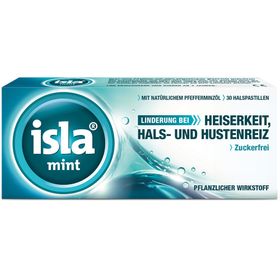 isla mint Halspastillen bei Halskratzen und Reizhusten