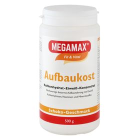 MEGAMAX® Fit & Vital Aufbaukost Kohlenhydrat-Eiweiß-Konzentrat Schoko-Geschmack