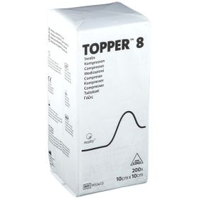TOPPER® 8 Kompressen unsteril 10 x 10 cm