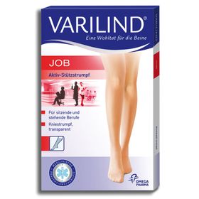 VARILIND® Job Kniestrümpfe 100 DEN muschel Gr. M (40-42,5)