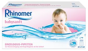 Rhinomer® babysanft Meerwasser Einzeldosis-Pipetten