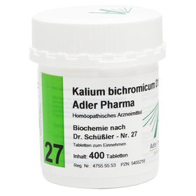 Adler Pharma Kalium bichromicum D12 Biochemie nach Dr. Schüßler Nr. 27