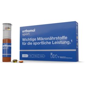 Orthomol Sport - Mikronährstoffe für sportliche Leistung - mit Magnesium, Vitamin D und B12 - Trinkampullen/Tabletten/Kapseln