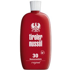 Tiroler Nussöl original Sonnenmilch wasserfest LSF 30