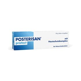 Posterisan protect Hämorrhoidensalbe bei Reizungen, als Hautschutz und zur Prophylaxe, 100 g Salbe