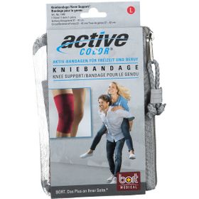 BORT ActiveColor® Kniebandage Gr. L rot