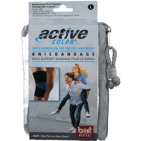 BORT ActiveColor® Kniebandage Gr. L schwarz