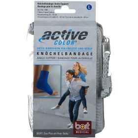 BORT ActiveColor® Knöchelbandage Gr. L blau