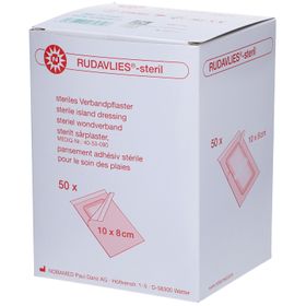 NOBA Rudavlies sterile Wundpflaster 50 Stück 10 cm x 8 cm