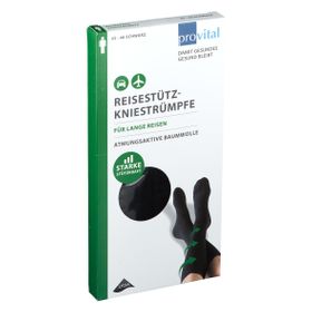 provital Reisekniestrümpfe Gr. 43 - 46 schwarz