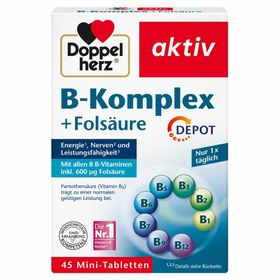 Doppelherz® aktiv B-Komplex + Folsäure DEPOT Tabletten