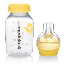 Medela Calma Babyflasche 150ml mit Calma Solitaire Silikonsauger, 0-6 Monate