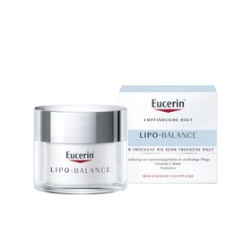 Eucerin Lipo-Balance Intensiv-Aufbaupflege – Stärkende Gesichtspflege für trockene bis sehr trockene, empfindliche Haut