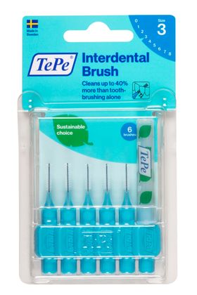 TePe Interdentalbürsten 0,6 mm blau