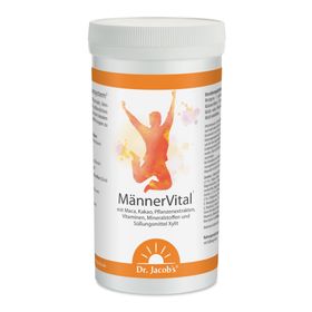 Dr. Jacob's MännerVital Maca Arginin 17 Vitalstoffe – für den Mann ab 40