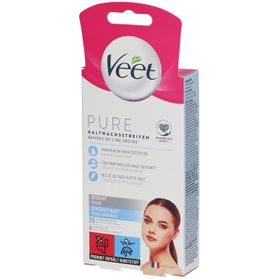 Veet® EasyGrip Kaltwachsstreifen Gesicht