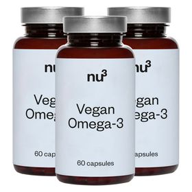 nu3 Omega-3-Kapseln vegan - Jetzt 20% sparen mit dem Code "DRINKNU3AT"*