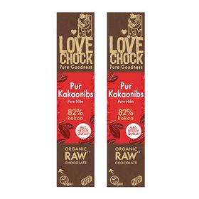 LOVECHOCK Pur Kakaonibs 82% Kakao