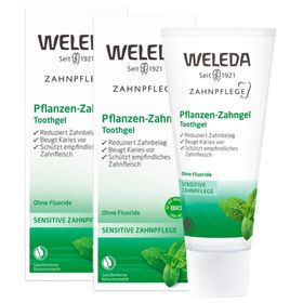 Weleda Pflanzen-Zahngel -  reinigt die Zähne gründlich und schonend für empfindliche Zähne und Zahnfleisch