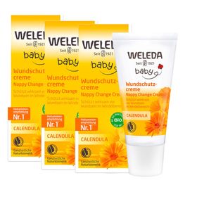 Weleda Baby Wundschutzcreme Calendula  - pflegt & schützt Babyhaut vor Wundsein im Windelbereich