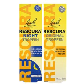 Bach® RESCURA™ Original Tropfen alkoholfrei + Night Tropfen alkoholfrei