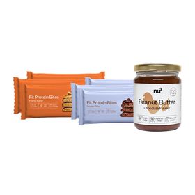 nu3 Fit Protein Bites + nu3 Peanut Butter Chocolate