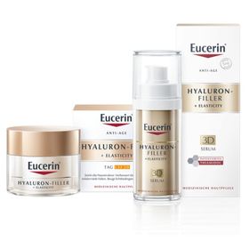 Eucerin® Hyaluron-Filler + Elasticity 3D Serum + Elasticity Tagespflege LSF 30