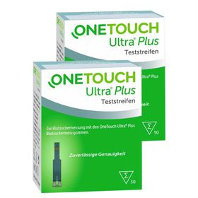 OneTouch Ultra® Plus  Blutzuckerteststreifen zur Blutzucker-Messung bei Diabetes (Zucker-Krankheit)