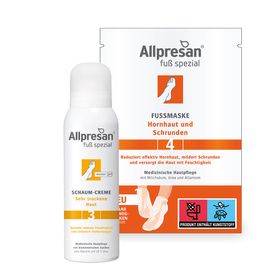 Allpresan® FUSSMASKE Hornhaut und Schrunden + Allpresan® Fuß spezial Original Schaum-Creme Nr. 3