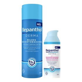 Bepanthol® DERMA Regenerierende Gesichtscreme + Mildes Gesichtswaschgel