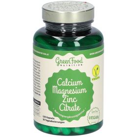 GreenFood Nutrition Calcium Magnesium Zink Citrate