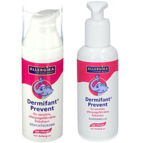 ALLERGIKA® Dermifant® Prevent GESICHTSCREME und ALLERGIKA® Dermifant® Prevent KÖRPERMILCH