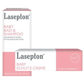 Lasepton® BABY SCHUTZ-CREME  und Lasepton® BABY BAD & SHAMPOO