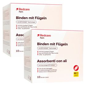 Redcare Fem Binden mit Flügeln