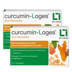 curcumin-Loges plus Boswellia - hoch bioverfügbare Kurkuma-Kapseln plus Weihrauch
