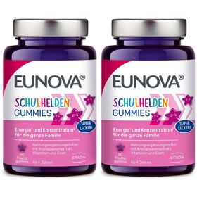 EUNOVA® Schulhelden Gummies: Multivitamine für Kinder mit Eisen und Erdbeergeschmack
