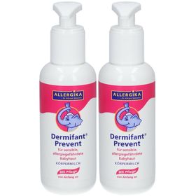 Dermifant® Prevent Körpermilch - Körpermilch für sensible, allergie-gefährdete Babyhaut, speziell entwickelt für Babys & Kids aus Allergiker-Familien. Zieht schnell ein.