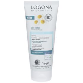 LOGONA® PUR Waschgel Kamillenextrakt & Probiotika – empfindliche Haut