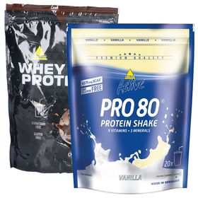 Inkospor Active Pro 80 Vanille + inkospor Whey Protein+ Schoko
