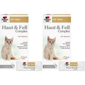 Doppelherz für Tiere Haut & Fell Complex für Katzen