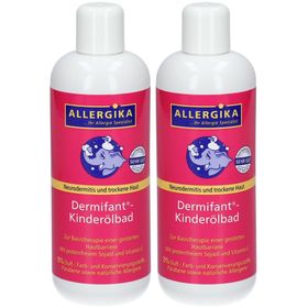 Dermifant® Kinderölbad - Rückfettendes Ölbad zur Intensivpflege bei Neurodermitis, Juckreiz und trockener, schuppiger Haut