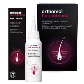 Orthomol Hair Intense Kapseln + Orthomol Hair Solution Set