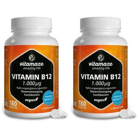 VITAMIN B12 1.000 µg hochdosiert vegan