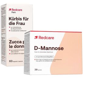 Redcare D-Mannose + Redcare Fem Kürbis für die Frau