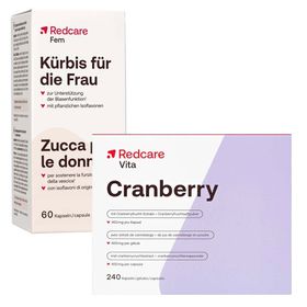 Redcare Fem Kürbis für die Frau + Redcare Vita Cranberry