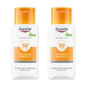 Eucerin® Sensitive Protect Sun Lotion Extra Light LSF 50+ – sehr hoher Sonnenschutz pflegt empfindliche Haut