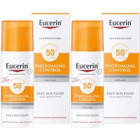 Eucerin® Photoaging Control Face Sun Fluid LSF 50 – hoher Sonnenschutz hilft gegen Photoaging und reduziert Falten sichtbar