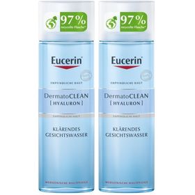 Eucerin DermatoClean [HYALURON] Klärendes Gesichtswasser – Entfernt alle Spuren der Reinigung