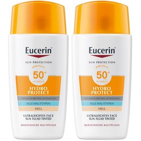 Eucerin® Hydro Protect Ultraleichtes Sun Face Fluid Tinted 50+ Hell